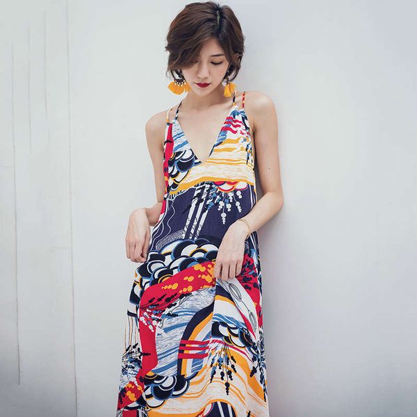 dresses thai seaside casual resort suspender phuket super fairy backless beach dress, Black;gray
dresses thai seaside casual resort suspender phuket super fairy backless beach dress, Black;gray
