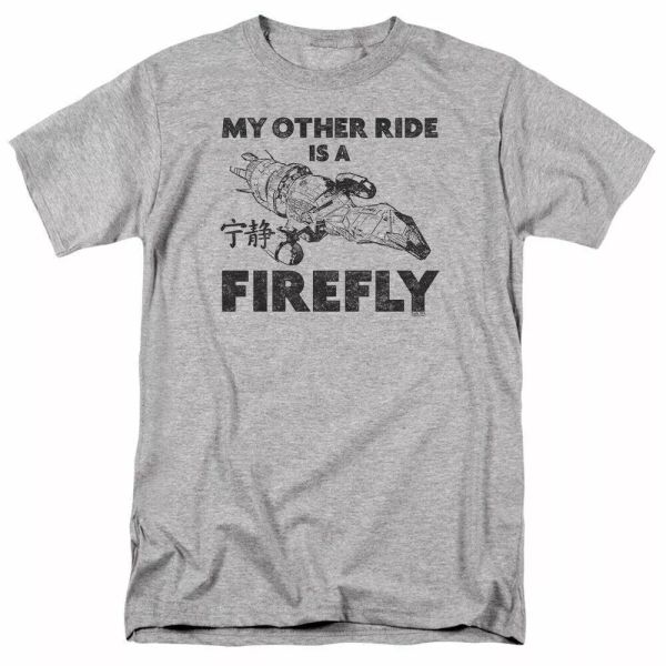 firefly other ride t shirt licensed sci-fi alien tv show tee new sport grey, White;black
firefly other ride t shirt licensed sci-fi alien tv show tee new sport grey, White;black