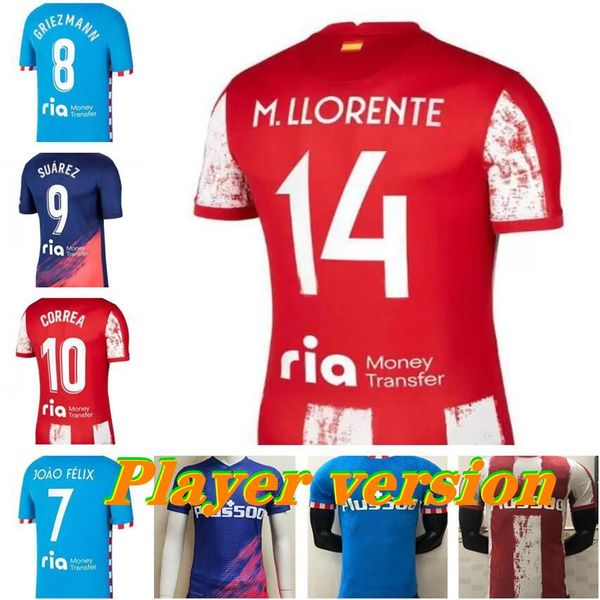 21 22 joão félix atletico soccer jerseys de madrid player version 2021 2022 suarez h.herrera diego costa correa koke saul m.llorente footbal, Black;yellow
21 22 joão félix atletico soccer jerseys de madrid player version 2021 2022 suarez h.herrera diego costa correa koke saul m.llorente footbal, Black;yellow