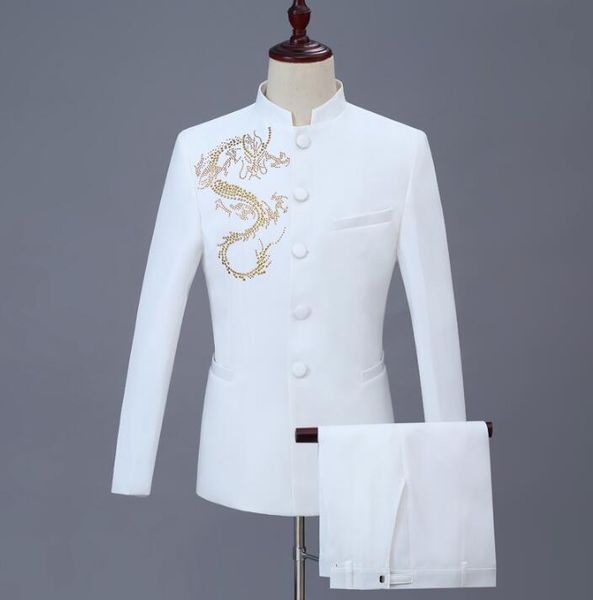 men's suits & blazers chorus youth chinese tunic for men blazer boys prom mariage fashion slim masculino latest coat pant designs singe, White;black
men's suits & blazers chorus youth chinese tunic for men blazer boys prom mariage fashion slim masculino latest coat pant designs singe, White;black