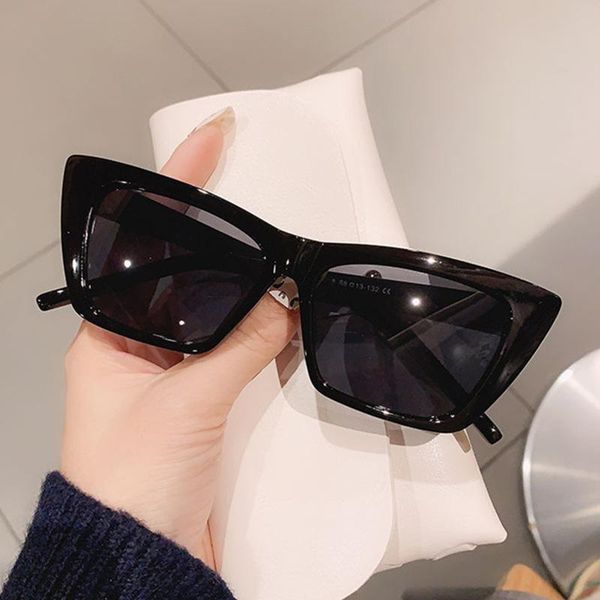 sunglasses 2021 retro fashion cat eye sun glasses women jelly color women's uv400, White;black
sunglasses 2021 retro fashion cat eye sun glasses women jelly color women's uv400, White;black
