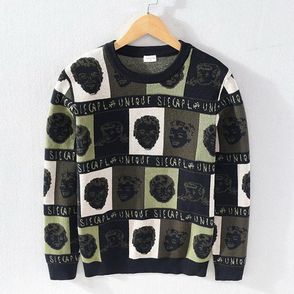 men's sweaters 2021 knitted flower thick sweater men winter clothing fashion long sleeve pullover 20101, White;black
men's sweaters 2021 knitted flower thick sweater men winter clothing fashion long sleeve pullover 20101, White;black