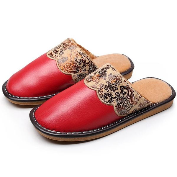 winter home leather women slippers couples indoor flat waterproof surface wooden unisex, Black
winter home leather women slippers couples indoor flat waterproof surface wooden unisex, Black