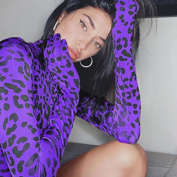 women's jumpsuits & rompers 2021 autumn winter bodysuit high collar long sleeve gloves pullover jumpsuit ladies leopard printed charm, Black;white
women's jumpsuits & rompers 2021 autumn winter bodysuit high collar long sleeve gloves pullover jumpsuit ladies leopard printed charm, Black;white
