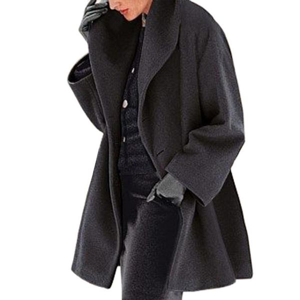women's wool & blends once 2022 woman solid casual hooded coat slim long sleeve jacket v-neck button cape female autumn simple style co, Black
women's wool & blends once 2022 woman solid casual hooded coat slim long sleeve jacket v-neck button cape female autumn simple style co, Black