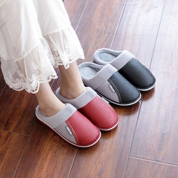 winter trending flat slippers for women warm shoes furry female male indoor leather plush large size 43 44 45, Black
winter trending flat slippers for women warm shoes furry female male indoor leather plush large size 43 44 45, Black