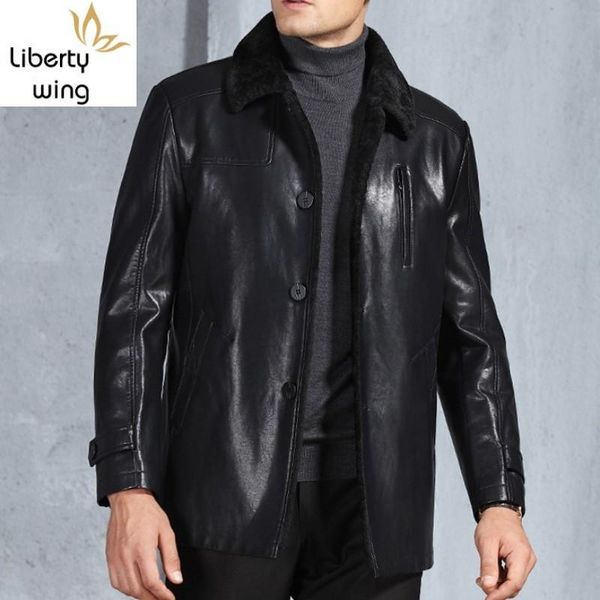 men's fur & faux brand mens winter warm lining pu leather jacket motor biker windproof male jackets office work slim fit outerwear coat, Black
men's fur & faux brand mens winter warm lining pu leather jacket motor biker windproof male jackets office work slim fit outerwear coat, Black
