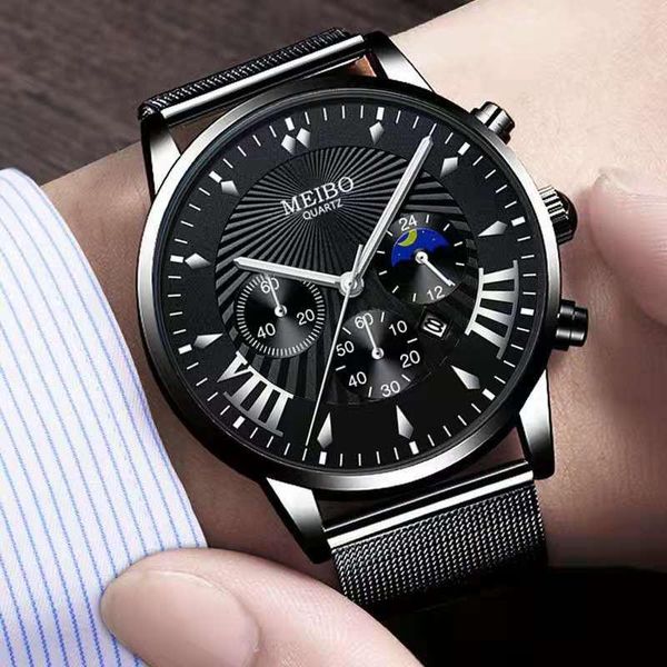 wristwatches reloj hombre -selling men's stainless steel watches luxury men mesh calendar watch business quartz, Slivery;brown
wristwatches reloj hombre -selling men's stainless steel watches luxury men mesh calendar watch business quartz, Slivery;brown
