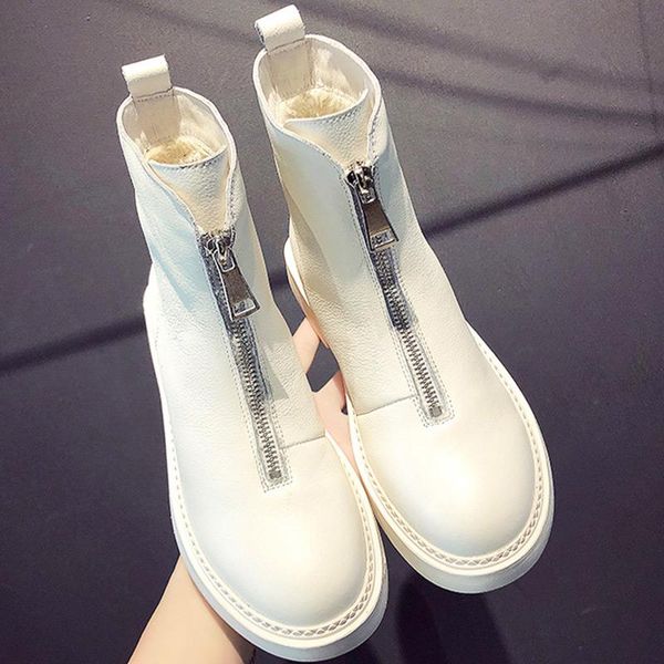 boots mcckle ankle women winter ladies zipper waterproof non slip soft leather shoes women's warm platform boot female fashion, Black
boots mcckle ankle women winter ladies zipper waterproof non slip soft leather shoes women's warm platform boot female fashion, Black