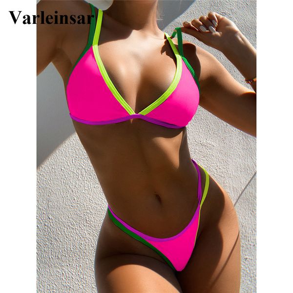 2021s- xl 3 color thong bikini female swimsuit women swimwear two-pieces bikini set high leg cut bather bathing suit swim v2444, White;black
2021s- xl 3 color thong bikini female swimsuit women swimwear two-pieces bikini set high leg cut bather bathing suit swim v2444, White;black