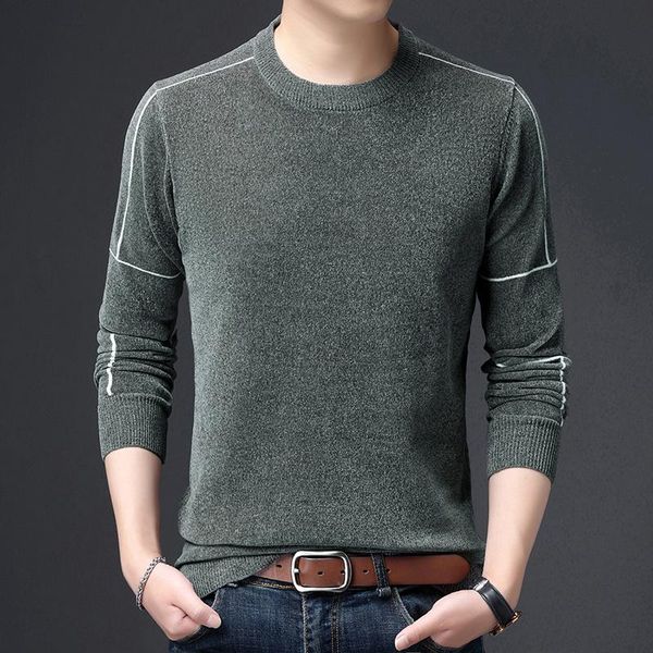men's sweaters neck warm pullover quality crew chenille fashion brand mens knitted sweater autum winter casual jumper mans clothes, White;black
men's sweaters neck warm pullover quality crew chenille fashion brand mens knitted sweater autum winter casual jumper mans clothes, White;black