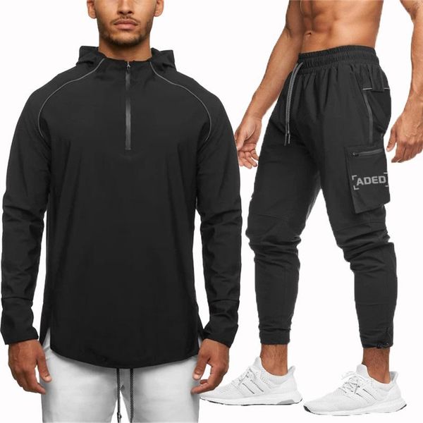 men's tracksuits autumn set leisure sportsuit hoodie sweatshirt towel buckle luminous jogging pants outdoor running hiking clothing, Gray
men's tracksuits autumn set leisure sportsuit hoodie sweatshirt towel buckle luminous jogging pants outdoor running hiking clothing, Gray