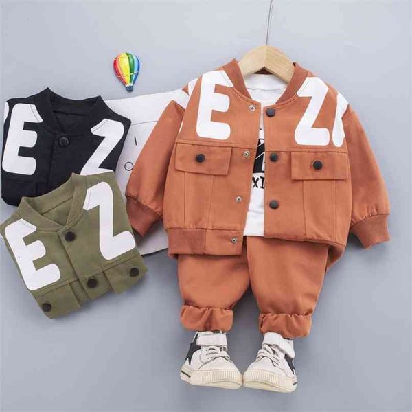 boys clothing sets children fashion cartoon baby long sleeve t-shirt coat and pants suit 3pcs outfits kids sport suit1-4 years 210914, White
boys clothing sets children fashion cartoon baby long sleeve t-shirt coat and pants suit 3pcs outfits kids sport suit1-4 years 210914, White