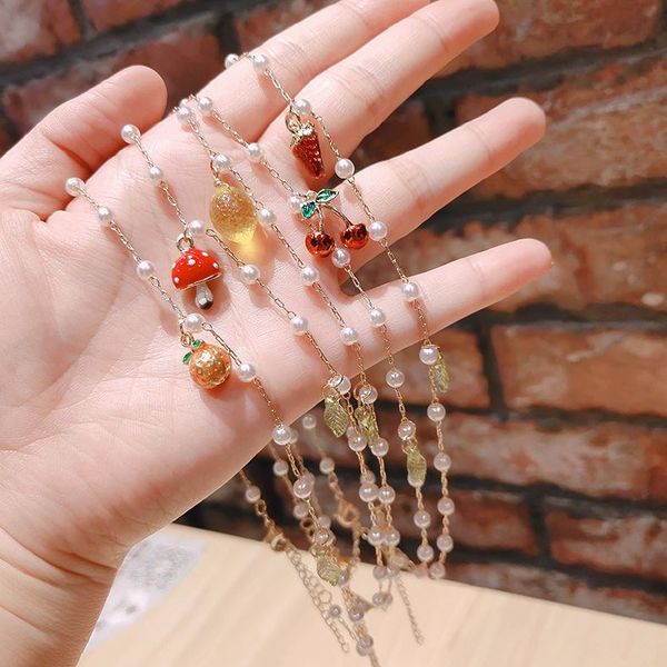 chains girl pearl necklace korea super fairy sweet cherry neck chain mushroom collares streetwear bijoux femme pendant, Silver
chains girl pearl necklace korea super fairy sweet cherry neck chain mushroom collares streetwear bijoux femme pendant, Silver