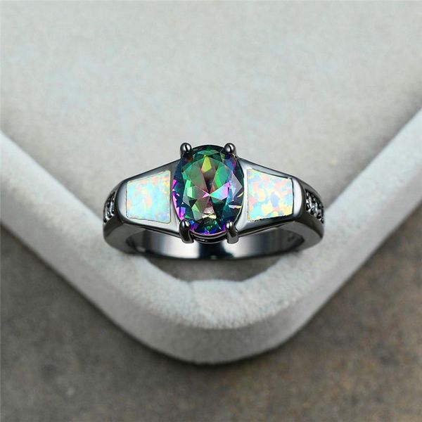 wedding rings vintage black gold ring dainty female rainbow crystal oval stone for women promise white fire opal engagement, Slivery;golden
wedding rings vintage black gold ring dainty female rainbow crystal oval stone for women promise white fire opal engagement, Slivery;golden