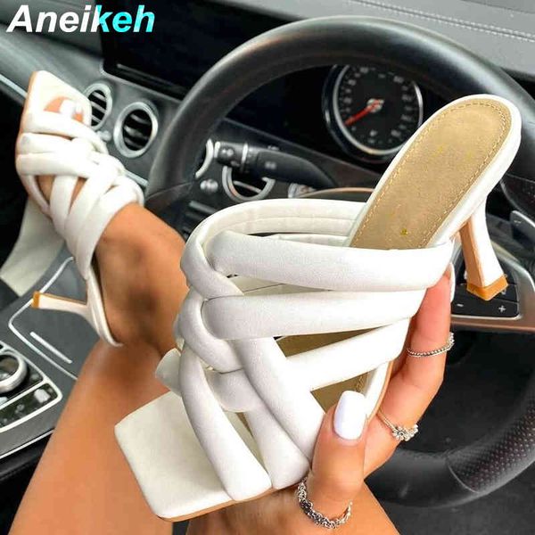 summer women shoes slippers slides pu rome thin heels outside square toe black white concise mature size 35-40 210507
summer women shoes slippers slides pu rome thin heels outside square toe black white concise mature size 35-40 210507