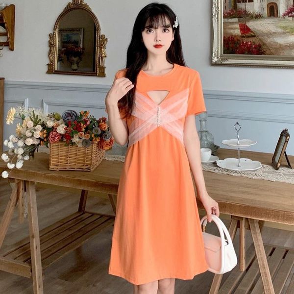 casual dresses mesh fashion loose summer dress women bow-knot hollow round neck, Black;gray
casual dresses mesh fashion loose summer dress women bow-knot hollow round neck, Black;gray