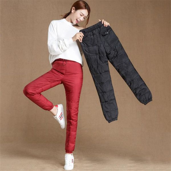 women's pants & capris gowyimmes winter warm women thick down cotton plus size xs-5xl trousers windproof black high waisted harem 564, Black;white
women's pants & capris gowyimmes winter warm women thick down cotton plus size xs-5xl trousers windproof black high waisted harem 564, Black;white