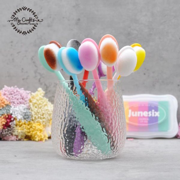 craft tools 10pcs/set smooth blending brushes drawing painting flat kit for diy scrapbooking cards making ink application
craft tools 10pcs/set smooth blending brushes drawing painting flat kit for diy scrapbooking cards making ink application