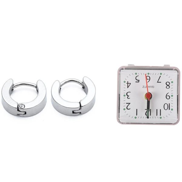 other clocks & accessories 1 pair mens hoop huggie earrings titanium steel 4mm x 7mm white pcs portable cute mini cartoon table clocks(white
other clocks & accessories 1 pair mens hoop huggie earrings titanium steel 4mm x 7mm white pcs portable cute mini cartoon table clocks(white
