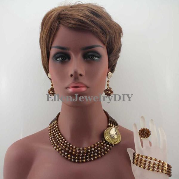 earrings & necklace fashion african crystal beads set for women costume nigerian wedding bridal jewelry dubai w13068, Silver
earrings & necklace fashion african crystal beads set for women costume nigerian wedding bridal jewelry dubai w13068, Silver