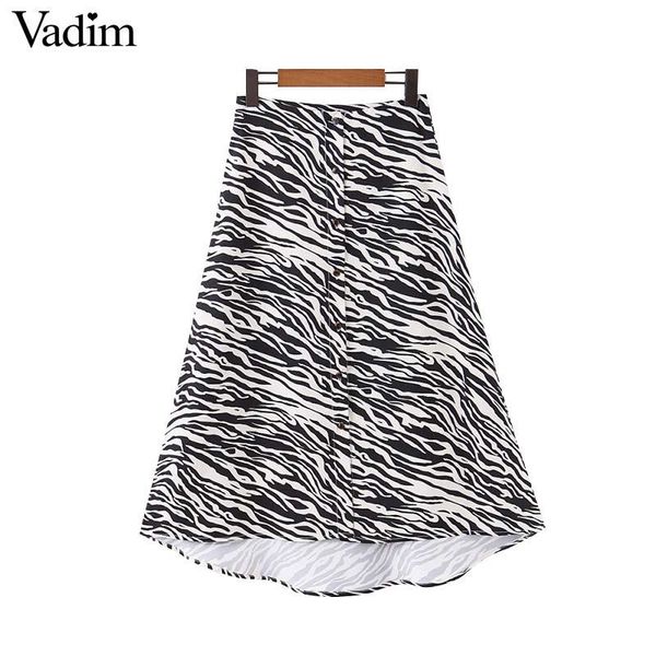 skirts vadim women elegant zebra print midi skirt buttons a line irregular design animal pattern causal mid calf ba899, Black
skirts vadim women elegant zebra print midi skirt buttons a line irregular design animal pattern causal mid calf ba899, Black