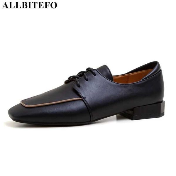 allbitefo fashion brand genuine leather square toe low-heeled comfortable women shoes thick heels office ladies shoes 210611, Black
allbitefo fashion brand genuine leather square toe low-heeled comfortable women shoes thick heels office ladies shoes 210611, Black