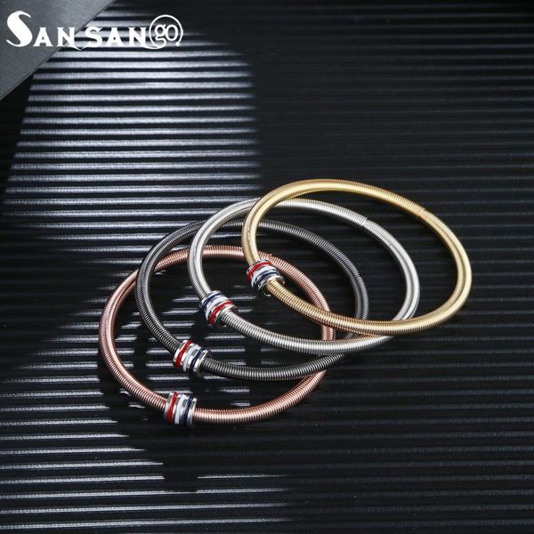 charm bracelets korean version 4.2mm gold silver color spring bracelet for women men snake chain bangle fashion jewelry gift, Golden;silver
charm bracelets korean version 4.2mm gold silver color spring bracelet for women men snake chain bangle fashion jewelry gift, Golden;silver