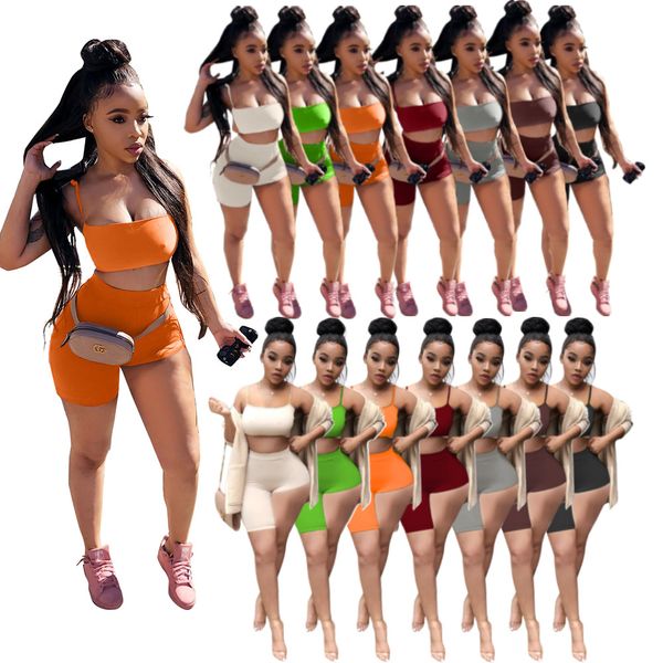 two piece set dress summer clothes for women spaghetti strap crop and biker shorts sporty casual tracksuit, White
two piece set dress summer clothes for women spaghetti strap crop and biker shorts sporty casual tracksuit, White