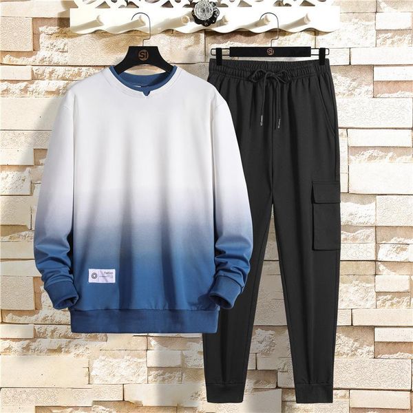 men's tracksuits 2021 men casual sets solid splice spring mens tracksuit hoodies+pants two piece trend hip streetwear sports suit o-nec, Gray
men's tracksuits 2021 men casual sets solid splice spring mens tracksuit hoodies+pants two piece trend hip streetwear sports suit o-nec, Gray