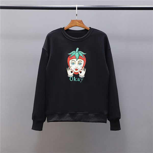 men's hoodies & sweatshirts mens fashion hoodie men women autumn winter retro long sleeve sweatshirt 20ss vintage breathable okay, Black
men's hoodies & sweatshirts mens fashion hoodie men women autumn winter retro long sleeve sweatshirt 20ss vintage breathable okay, Black
