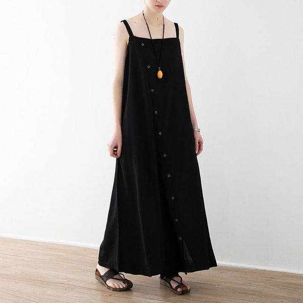 women's jumpsuits & rompers original cotton linen women vintage 2021 summer asymmetric loose large yards button casual plus size, Black;white
women's jumpsuits & rompers original cotton linen women vintage 2021 summer asymmetric loose large yards button casual plus size, Black;white
