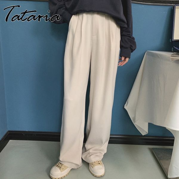 stacked wide leg pants women fashionable loose spring office formal korean-style suit high waisted trousers 210514, Black;white
stacked wide leg pants women fashionable loose spring office formal korean-style suit high waisted trousers 210514, Black;white