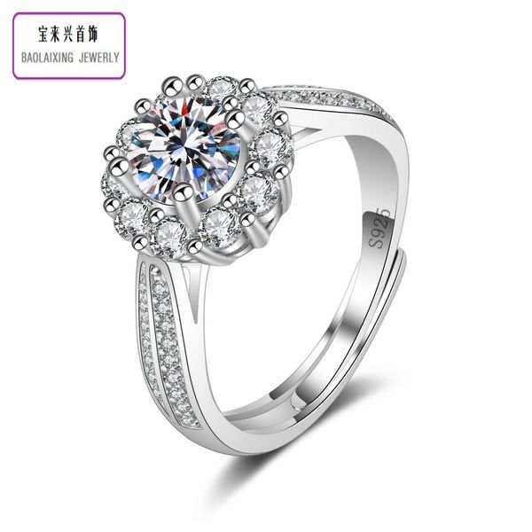 ring online red live broadcast of imitation mosangshi women's luxury six claw diamond temperament proposal, Silver
ring online red live broadcast of imitation mosangshi women's luxury six claw diamond temperament proposal, Silver