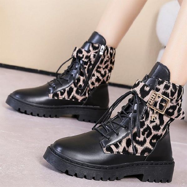 boots leopard women winter ankle zip lace-up botas mujer shoes zapatos de short bottes femme, Black
boots leopard women winter ankle zip lace-up botas mujer shoes zapatos de short bottes femme, Black