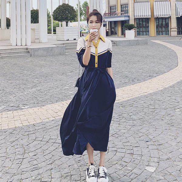 party dresses women dress fashion elegant splice ribbon contrast color long bandage female short sleeve big swing casual 2021 summer, White;black
party dresses women dress fashion elegant splice ribbon contrast color long bandage female short sleeve big swing casual 2021 summer, White;black