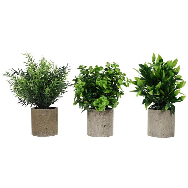 decorative flowers & wreaths 3pcs artificial plant deskadornment realistic potted decor green
decorative flowers & wreaths 3pcs artificial plant deskadornment realistic potted decor green