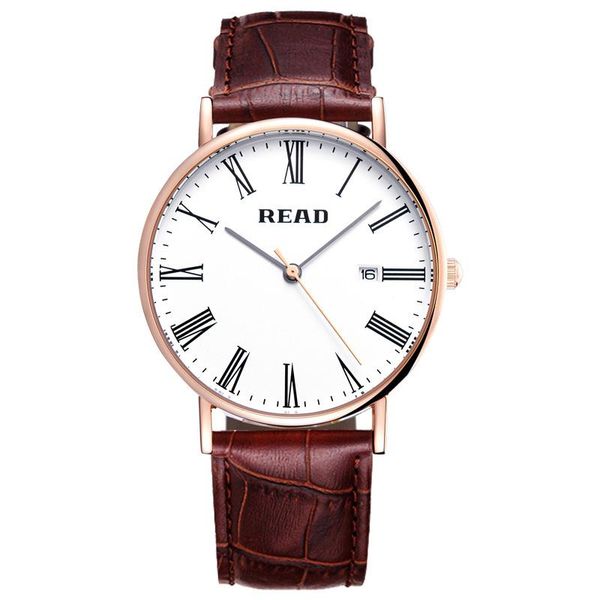 wristwatches 2021 men's business watch leather strap fashion simple multi-function waterproof quartz relogio masculino, Slivery;brown
wristwatches 2021 men's business watch leather strap fashion simple multi-function waterproof quartz relogio masculino, Slivery;brown