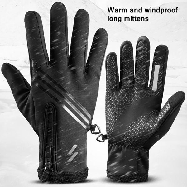 cycling gloves touchscreen winter thermal warm waterproof ski outdoor camping hiking motorcycle sports full finger1, Black
cycling gloves touchscreen winter thermal warm waterproof ski outdoor camping hiking motorcycle sports full finger1, Black