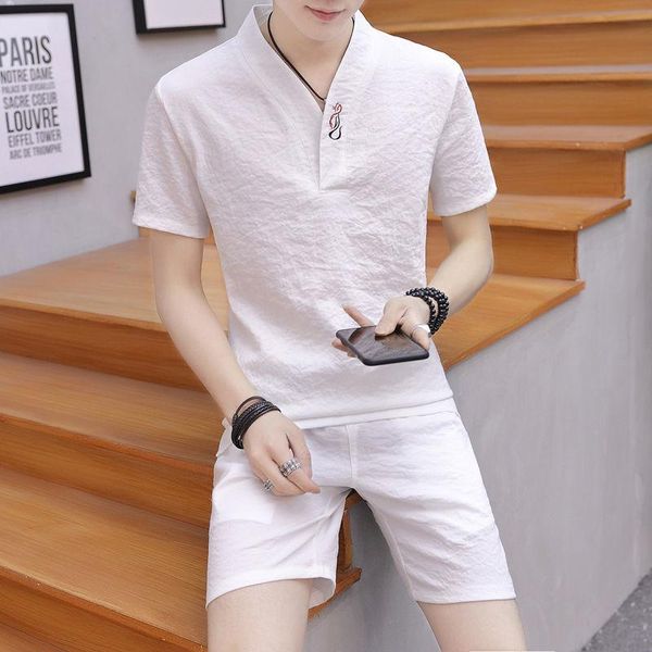 men's tracksuits traje de verano para hombre, camiseta manga corta con cuello en v, dos piezas a la moda, novedad 2021, Gray
men's tracksuits traje de verano para hombre, camiseta manga corta con cuello en v, dos piezas a la moda, novedad 2021, Gray