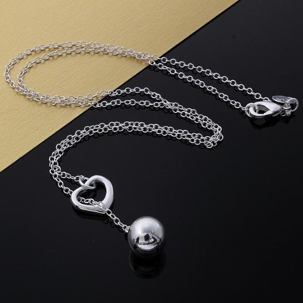 chains charms 925 sterling silver fashion fine heart solid beads necklace for women party wedding jewelry christmas gifts
chains charms 925 sterling silver fashion fine heart solid beads necklace for women party wedding jewelry christmas gifts