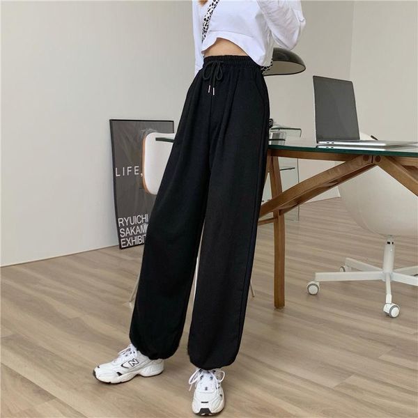 women's pants & capris loose women sweatpants spring baggy fashion oversize jogger trousers sports black grey casual female elastic wai, Black;white
women's pants & capris loose women sweatpants spring baggy fashion oversize jogger trousers sports black grey casual female elastic wai, Black;white