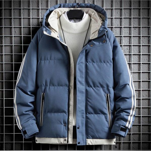 men's down & parkas 2021 mens coats winter hooded parka warm soft windproof outwear fashion patchwork zipper men cotton clothing, Black
men's down & parkas 2021 mens coats winter hooded parka warm soft windproof outwear fashion patchwork zipper men cotton clothing, Black