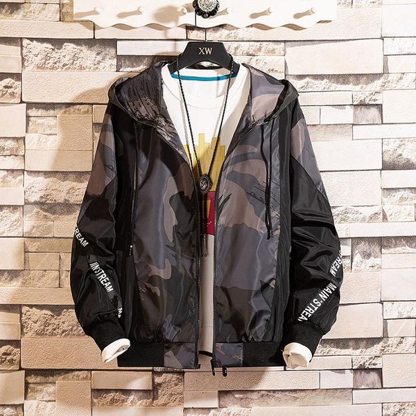 men's jackets 2021 hoodie camouflage patchwork coats & autumn streetwear mens casual jacket, Black;brown
men's jackets 2021 hoodie camouflage patchwork coats & autumn streetwear mens casual jacket, Black;brown
