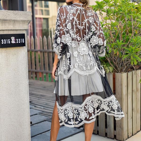 bathing suit capes cover ups swimwear up pareo sarongs swim beach outwear for women swimsuit kaftan mesh salida de playa women's, White;black
bathing suit capes cover ups swimwear up pareo sarongs swim beach outwear for women swimsuit kaftan mesh salida de playa women's, White;black