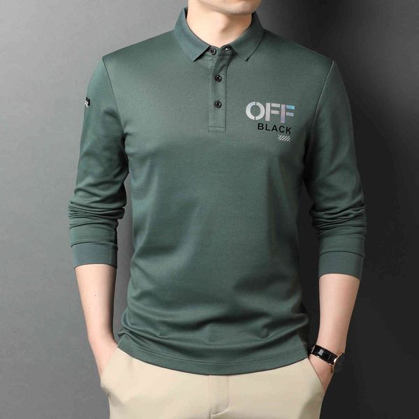 2021 middle aged long sleeve spring and autumn men's casual lapel thin t- printed bottom polo shirt, White;black
2021 middle aged long sleeve spring and autumn men's casual lapel thin t- printed bottom polo shirt, White;black