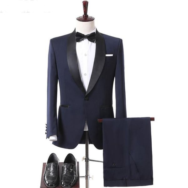 men's suits & blazers navy blue wedding groomsmen tuxedos for groom wear black shawl lapel two piece one button business men jacket pan, White;black
men's suits & blazers navy blue wedding groomsmen tuxedos for groom wear black shawl lapel two piece one button business men jacket pan, White;black