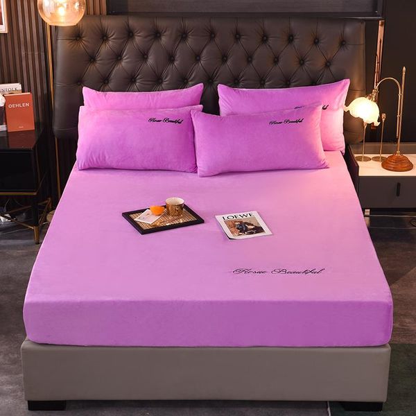 sheets & sets 1 pc flannel bed sheet with elastic purple solid color bedding pain dyed queen king size duvet cover sabanas cama 90 x200
sheets & sets 1 pc flannel bed sheet with elastic purple solid color bedding pain dyed queen king size duvet cover sabanas cama 90 x200