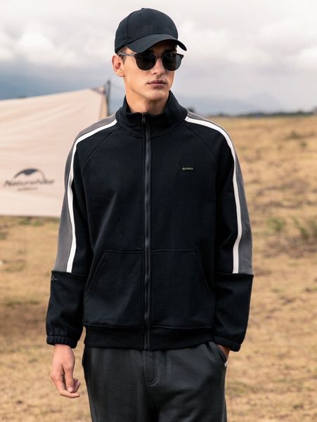 men letter patched detail contrast panel raglan sleeve zipper jacket f1ra#, Black;brown
men letter patched detail contrast panel raglan sleeve zipper jacket f1ra#, Black;brown