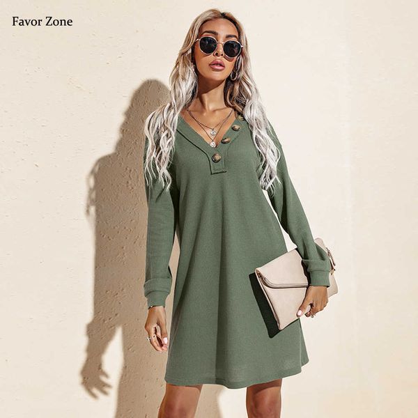 casual knitted women dresses autumn winter 2021 long sleeve loose elegant v-neck office solid mini dress woman robe femme y1006, Black;gray
casual knitted women dresses autumn winter 2021 long sleeve loose elegant v-neck office solid mini dress woman robe femme y1006, Black;gray